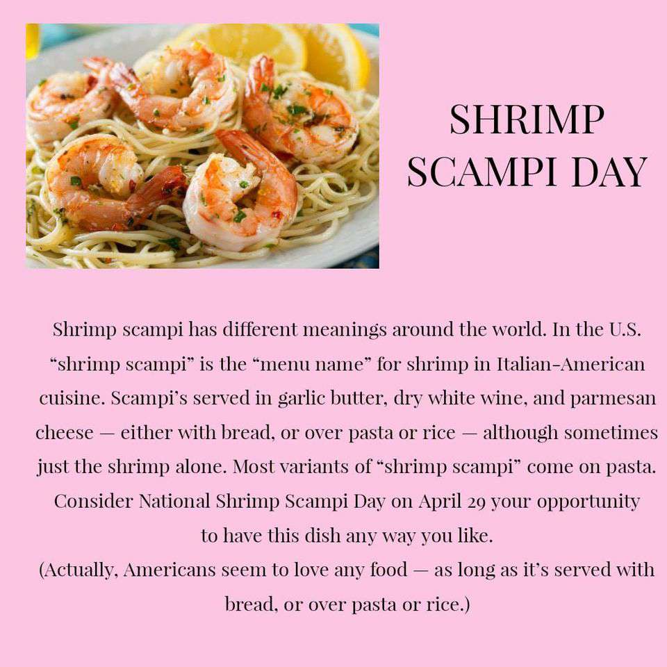 National Shrimp Scampi Day Wishes Images