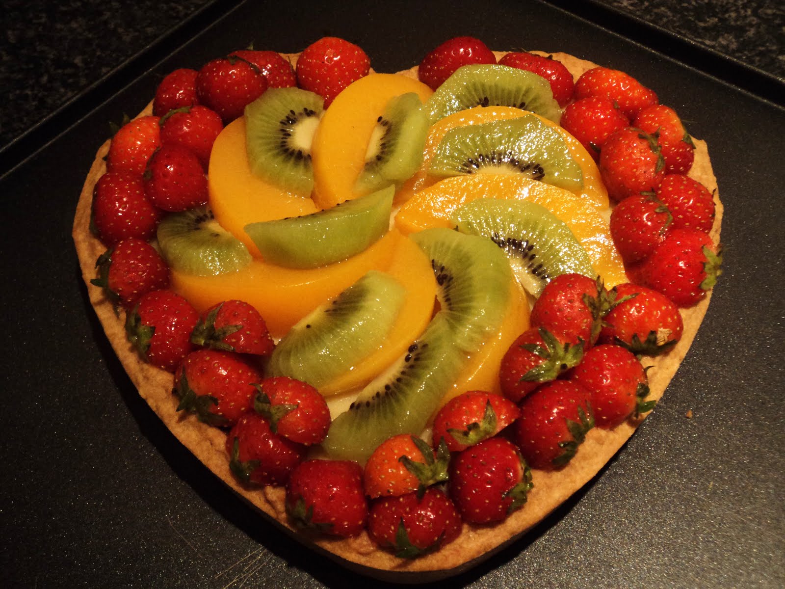 Simply Mama ♥: Fruit Tart ♥ & Custard Teacake ♥