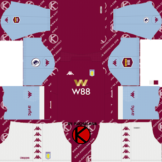 Aston Villa FC 2019/2020 Kit - Dream League Soccer Kits