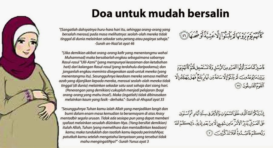 Do'a dan Dzikir Ibu Hamil Menjelang Persalinan (Saat 