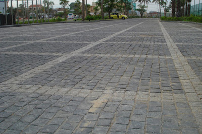 lantai apartemen batu alam kobel cobble stone