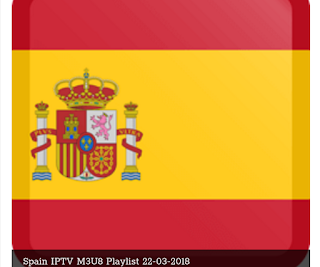 Spain IPTV M3U8 Playlist 2018