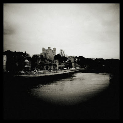 Rochester Castle taken from the Strood-Rochester bridge on my 16 mile run