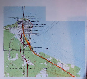 Midland to Mackinac Trail Map