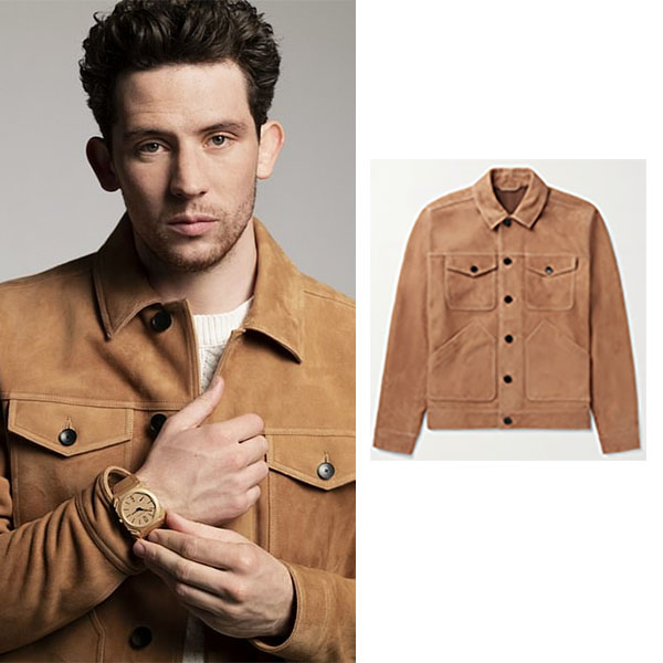 Josh O'Connor wearing MR P jacket in Bvlgari campaign on March 23, 2021