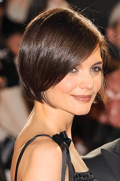 Katie Holmes with Short Hairstyles.