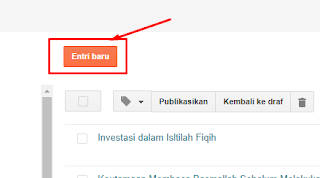 Cara posting konten di blogspot 1