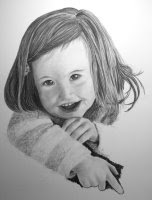 child portrait charcoal drawing step 4