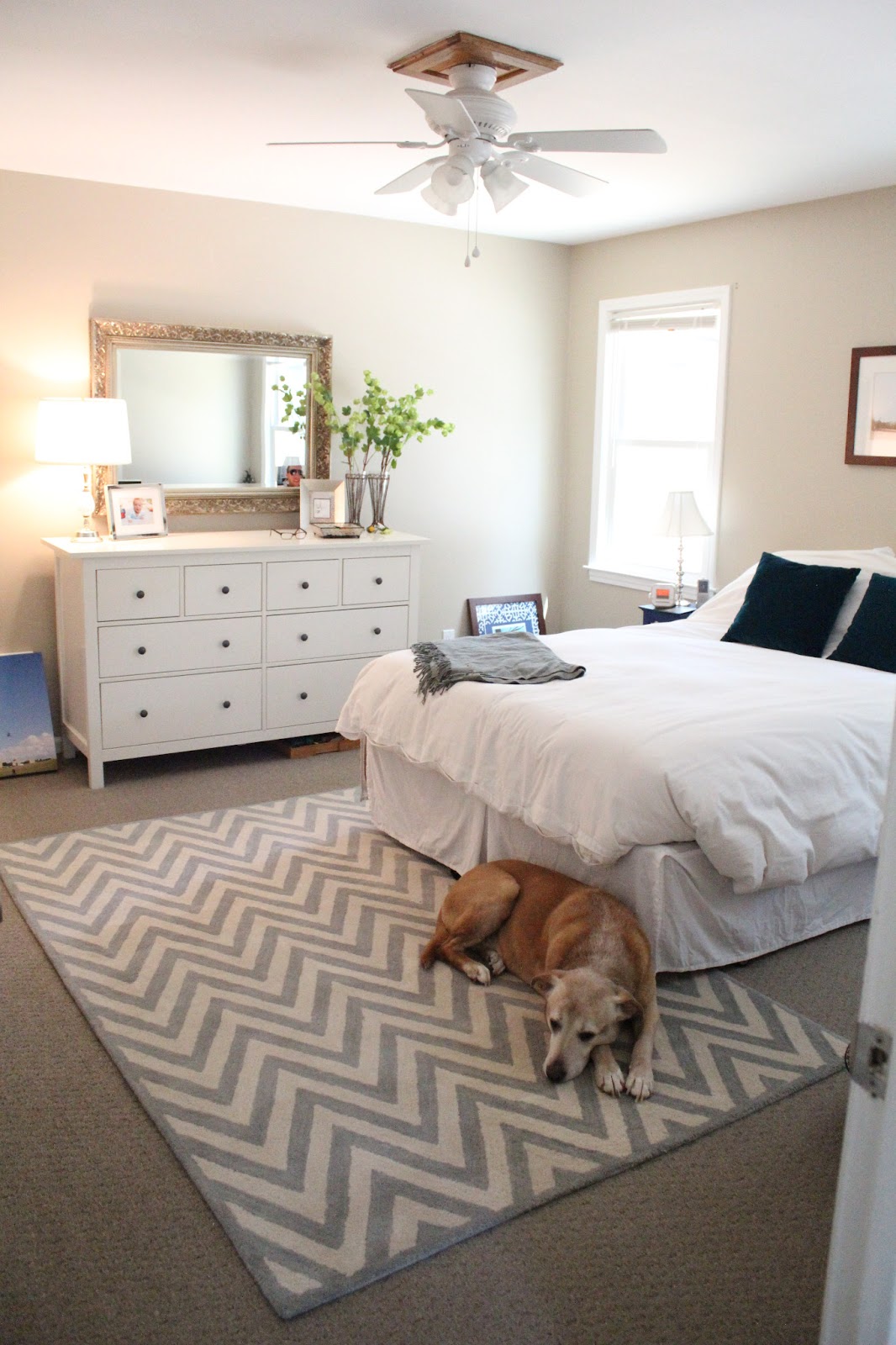 Ten June: Our Rental House: A Master Bedroom Tour