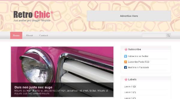 Retro Chic Blogger Template