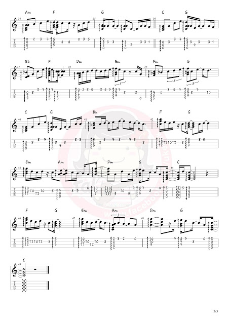 林家謙：一人之境 ukulele solo指彈譜3