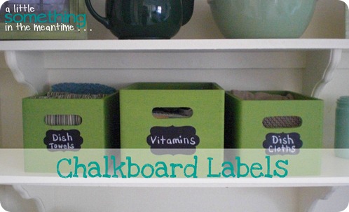 Chalkboard Labels Banner 2