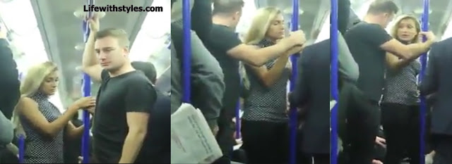 Brave Muslim Boy Stands for an American Girl When She Gets Harassed in Public Transport !