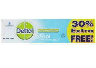 Flat 56% OFF on Dettol Shaving Cool Cream- 60g + 18 g (30% free)
