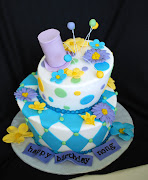 Alice in Wonderland Cake. It's topsy turvy, colorful, whimsical and has the .