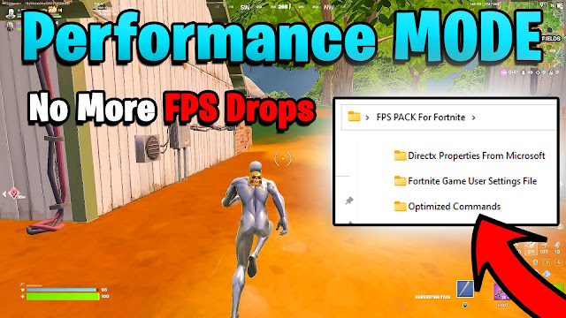 Fortnite Fix FPS Drops & Stuttering in Chapter 4 Season 2! PERFORMANCE MODE