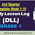 2nd Quarter Daily Lesson Log (DLL) - Grade 1