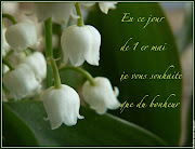 D'abord un grand merci pour ce brin de muguet. (muguet)