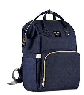 Baby Diaper Bag Backpack | Multi-Function Travel Bags | Large Capacity | Lightweight | Free Stroller Hooks | Unisex | Maternity Nappy Bags for Girls & Boys | Baby Shower Gift | 