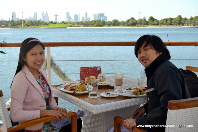 Ed and Lady at Boardwalk Dubai