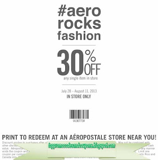 Free Printable Aeropostale Coupons