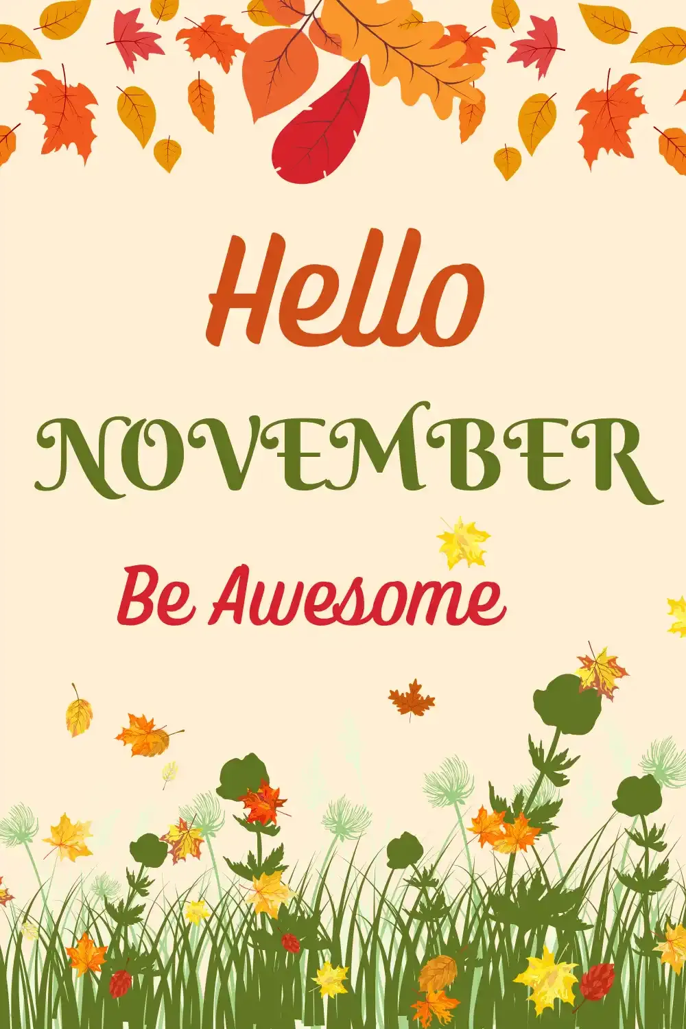 hello november be awesome image