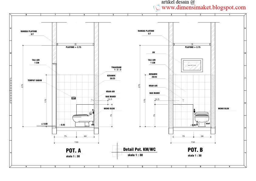  Desain  Rumah 002 Contoh Desain  dan Gambar Kerja Rumah 