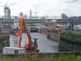 dredging on the Prescott Channel