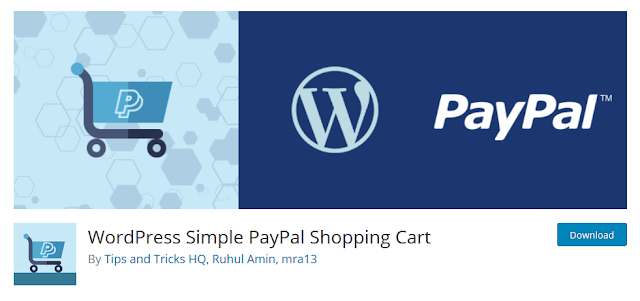 3 Plugin WordPress yang Wajib Diinstall di Website Toko Online - WordPress Simple PayPal Shopping Cart Plugin