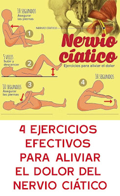 4 ejercicios para aliviar el dolor del nervio ciático