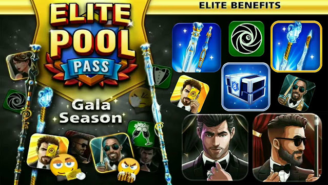 Gala Season 8 ball pool Free pool pass