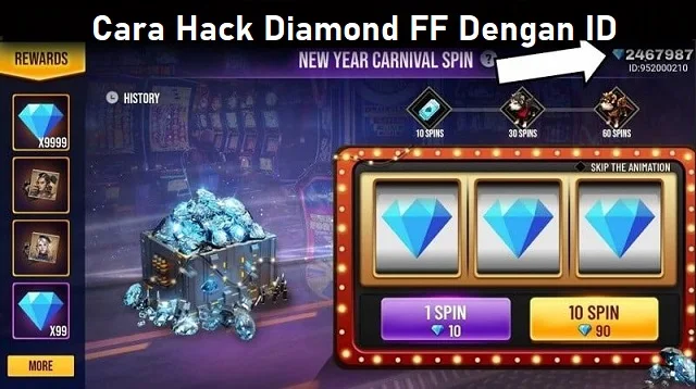 Cara Hack Diamond FF Dengan ID