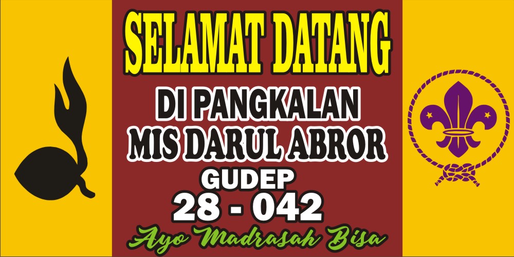  Contoh Banner Selamat Datang Pramuka Contoh Banner