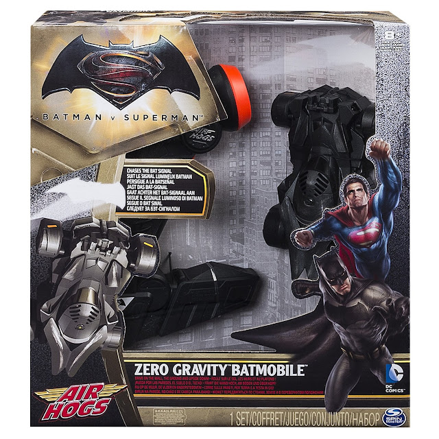 Air Hogs Zero Gravity Batmobile in packaging