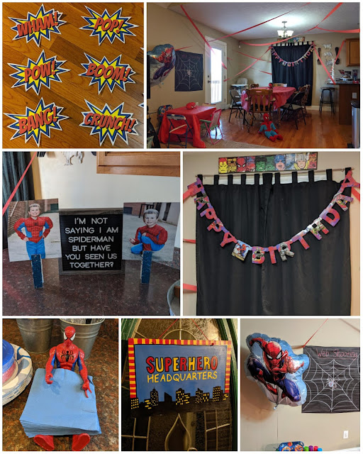 Spiderman party, Spiderman birthday, Spiderman party decorations, Spiderman birthday decorations, superhero party, DIY party, DIY party decorations