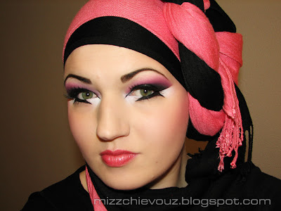 Geisha Makeup on Dreams  Colors And Glitter  Arabic Inspired Makeup   Maquillaje Arabe