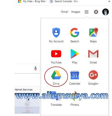 cara memasukkan gambar dari Google Drive