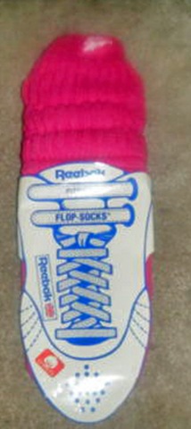 80's Reebok flop socks