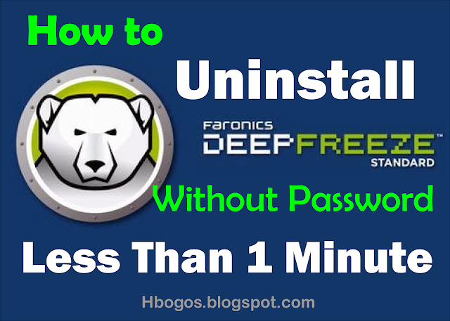 How to Remove Deep Freeze Without Password on Windows 10/8.1/8/7