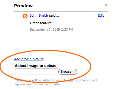 Show Your Face, Display your Avatar / photo On Blogger Comments