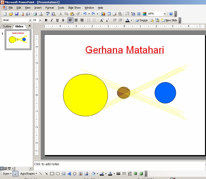 fieyhaniezz tutorial membuat animasi gerhana matahari