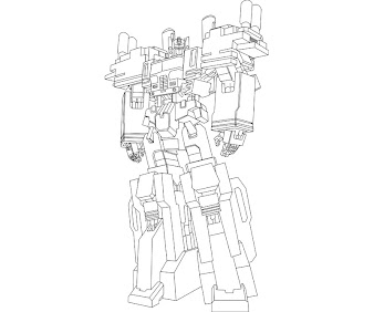 #16 Transformers Coloring Page