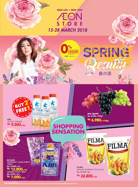 Katalog Harga Promo AEON Store Periode 15 - 28 Maret 2018