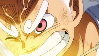 ワンピース アニメ 1076話 ルフィ ギア5 かっこいい ニカ Luffy GEAR 5 NIKA ONE PIECE Episode 1076