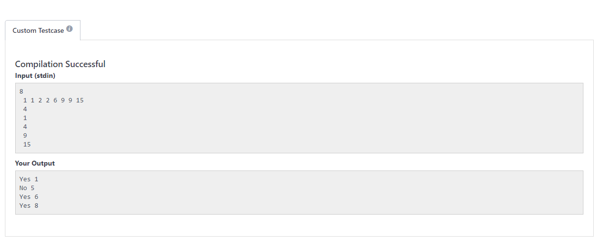 The Output of Lower Bound STL Hackerrank Solution