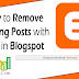 How To Remove Showing Posts With Label In Blogger Blogspot