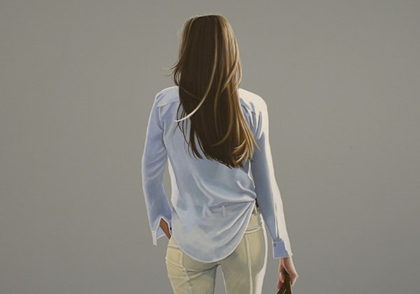 Back Portrait Paintings by Sabine Liebchen