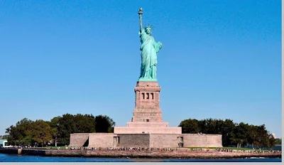 Liberty Statue (USA), tinggi patung 93 meter, Amerika Serikat - pustakapengetahuan.com
