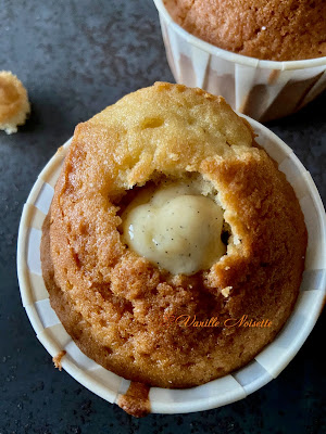 CUPCAKE  CONFITURE DE LAIT et sa GANACHE