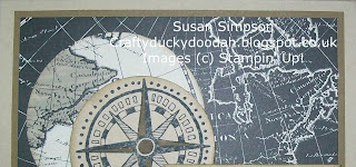 Stampin' Up! Made by Susan Simpson Independent Stampin' Up! Demonstrator, Craftyduckydoodah!, Going Global, Going Places DSP,